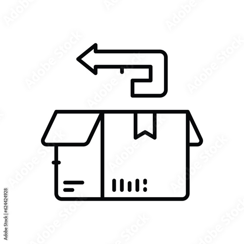 Returns Icons, vector stock illustration.