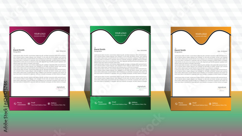 business letterhead design. modern letter head design. corporate letter head . professional letterhead design modern business letter head design.
