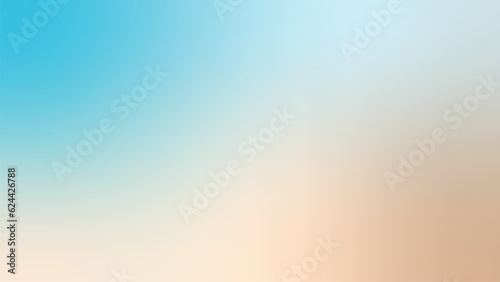 Blue And Brown Gradient Watercolor Abstract Background. Bleach Wallpaper. Vector Illustration © Wasin