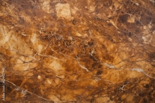 Brown marble background. Generative AI