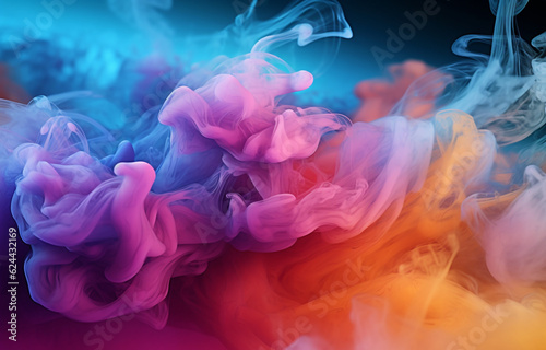 Abstract Background liquid and smoke made with AI generative technology