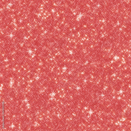 Red glitter texture background. Shiny sparkles background