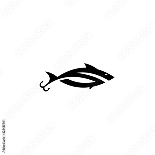 LETTER S FOR FISH BAIT LOGO 