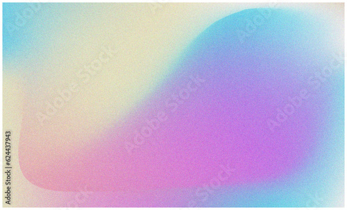 Abstract gradient background, Holographic color gradation. Vector abstract texture grain blur background