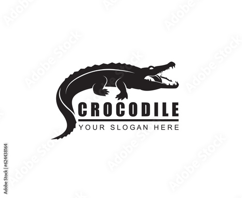 crocodile icon isolated on white background