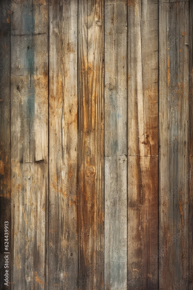 aged wooden planks with weathered texture, created with generative ai aged wooden planks with weathered texture, created with generative ai