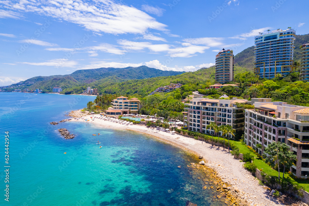 Fototapeta premium Garza Blanca Beach in Puerto Vallarta Mexico