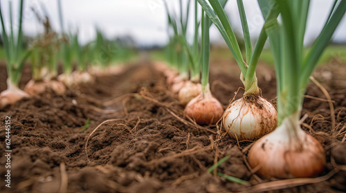 onions on ground