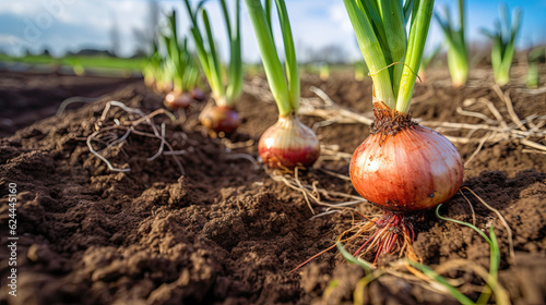 onions on ground