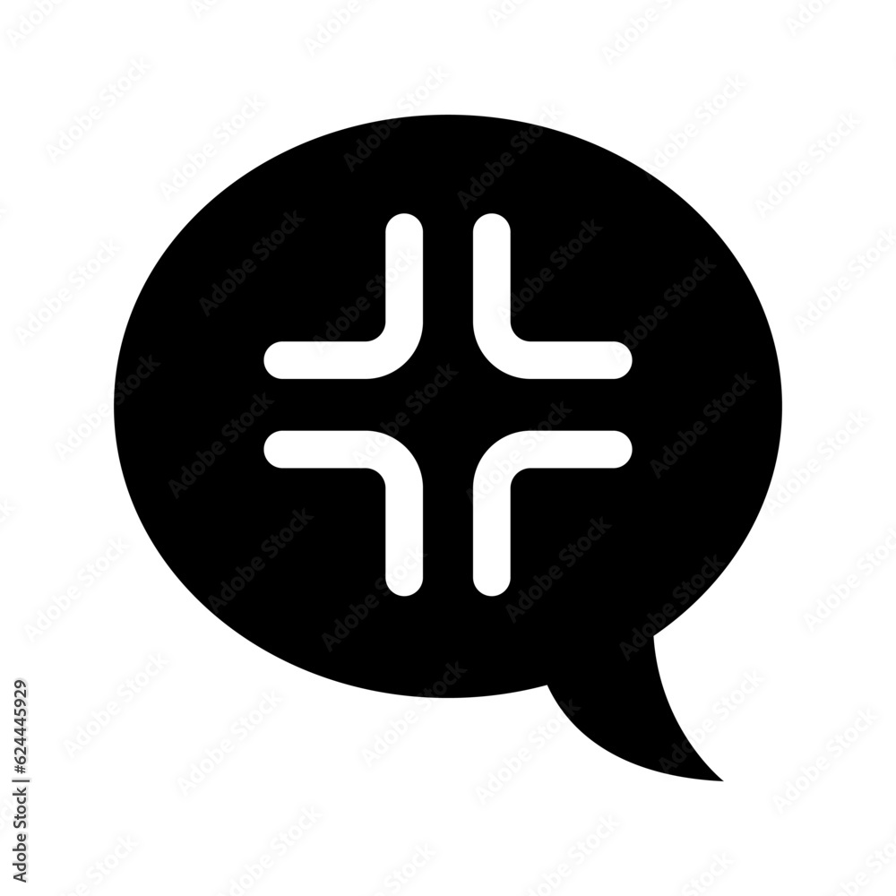 Fototapeta premium Serious icon