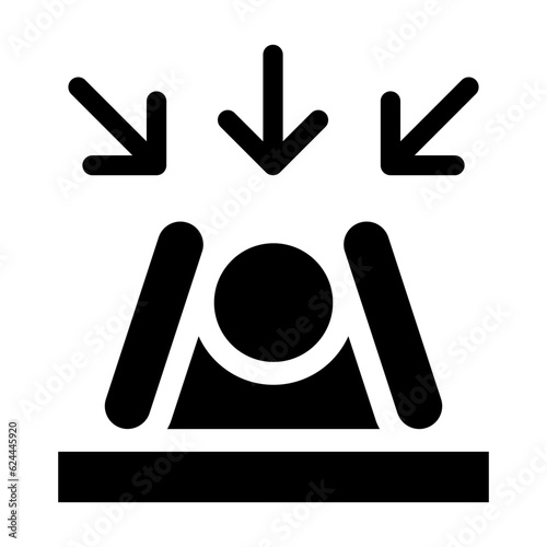 Stressful icon