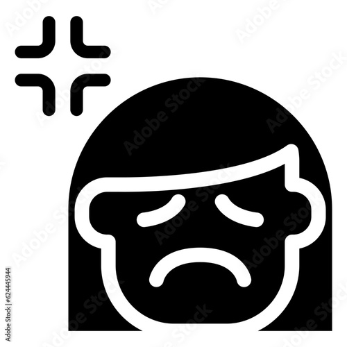 Stressful icon