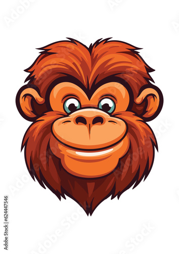 cute monkey,monkey print,monkey image isolated on white background,vector monkey,wildlife animals