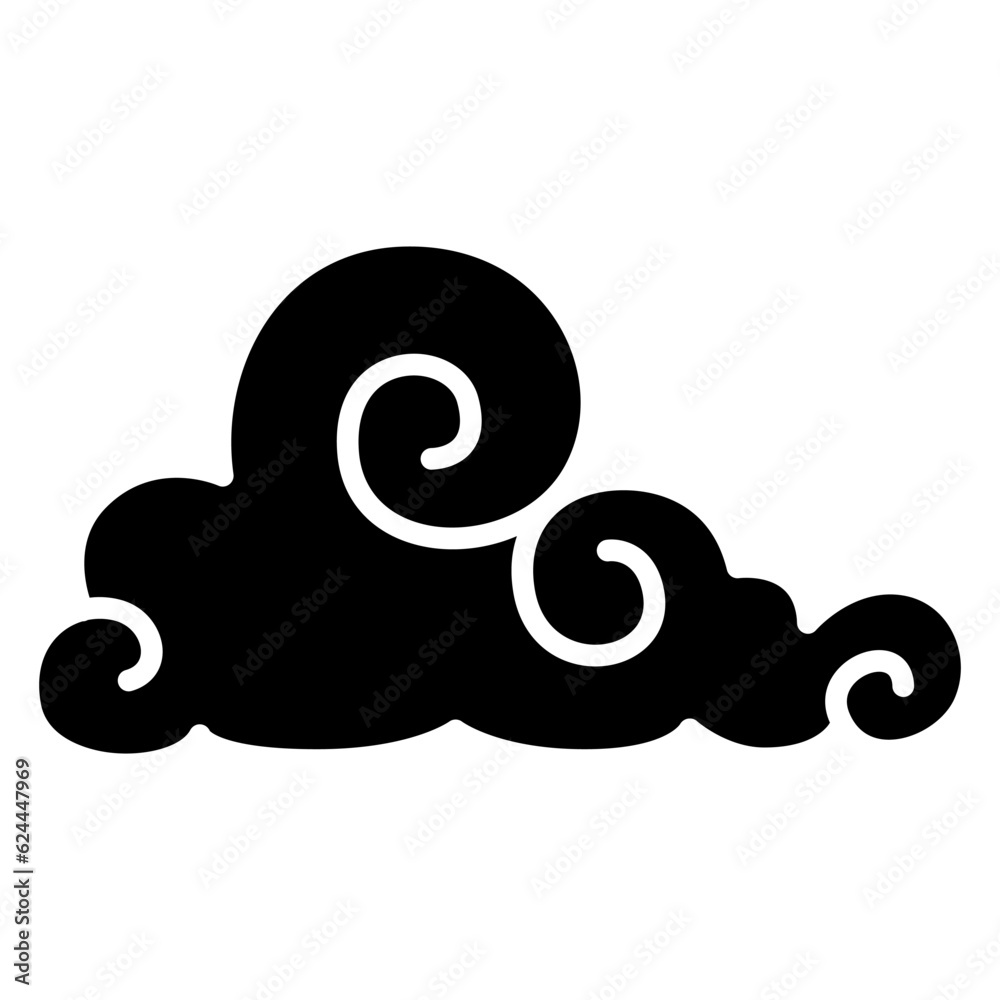 Chinese cloud icon Chinese cloud icon