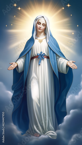 Virgen de la Medalla Milagrosa, Our Lady of the Miraculous Medal. photo