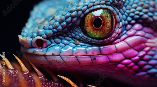 portrait of a iguana