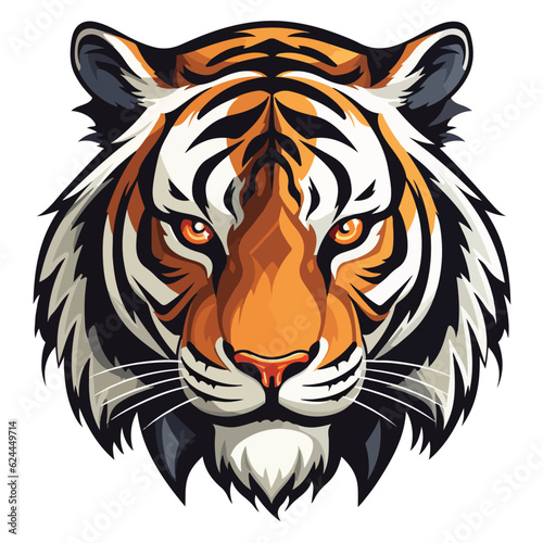 tiger face vector,sync tiger eps file,for cricut,tiger cartoon character print,editable,