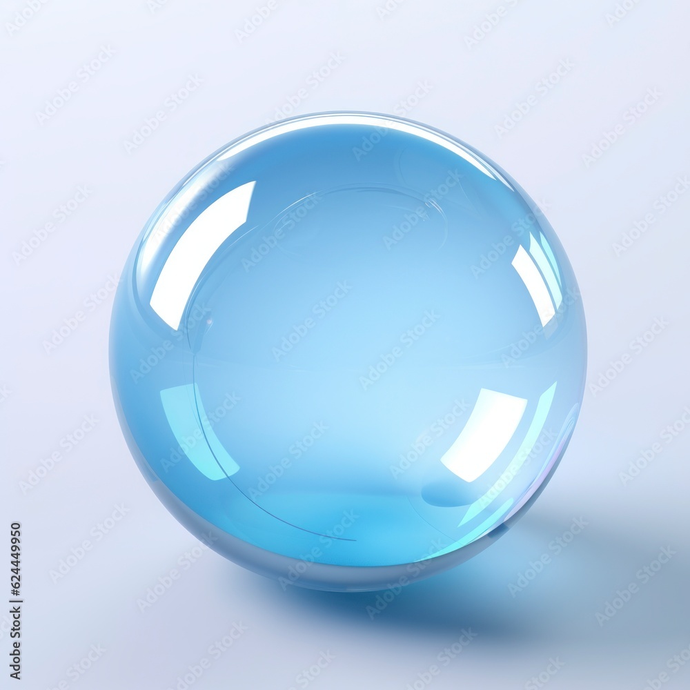 blue glass sphere blue glass sphere
