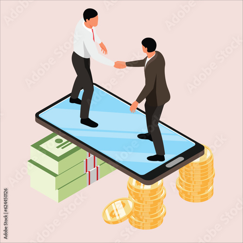 Investment or saving growth, growing wealth, financial and banking forecast, earning profit or grow income or mutual fund return concept.