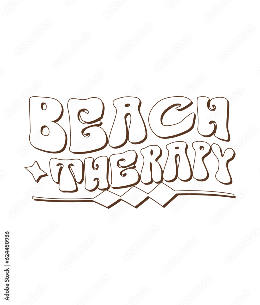 Beach Vector, Elements and Craft Design.