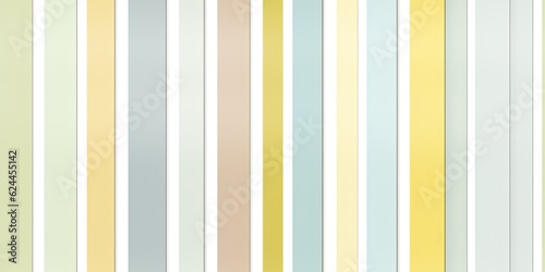 A Simple and Elegant Design Collection" - This set of simple flat designs features vertical stripes in yellow, light blue, and green pastel colors. Pixel Pattern Generative Ai Digital Illustration