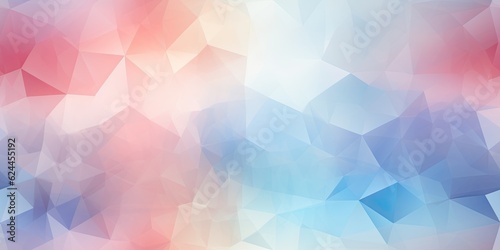  A Soft and Serene Design" - This abstract textured polygonal background features a beautiful blend of light pink and blue tones. Pixel Pattern Generative Ai Digital Illustration