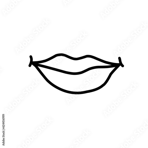 Lips Line Icon © Satria's