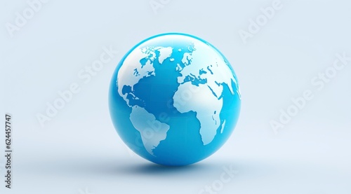 A globe icon,