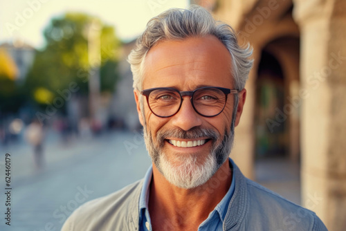 Confident Hispanic Businessman with a Genuine Smile. Generative AI