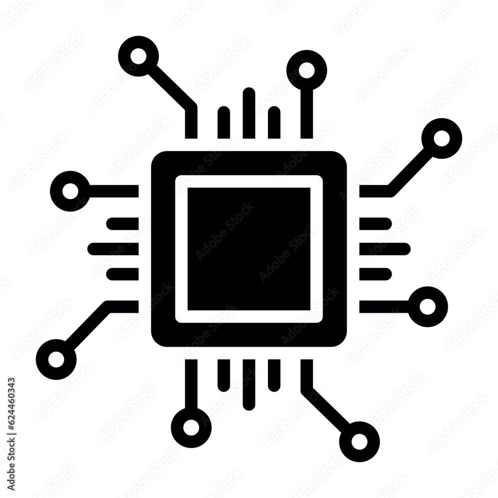 chip sign symbol vector glyph icon chip sign symbol vector glyph icon