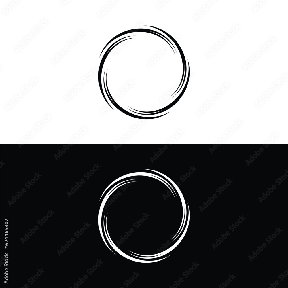 Circle vector logo template design . Circle icon illustration Circle vector logo template design . Circle icon illustration