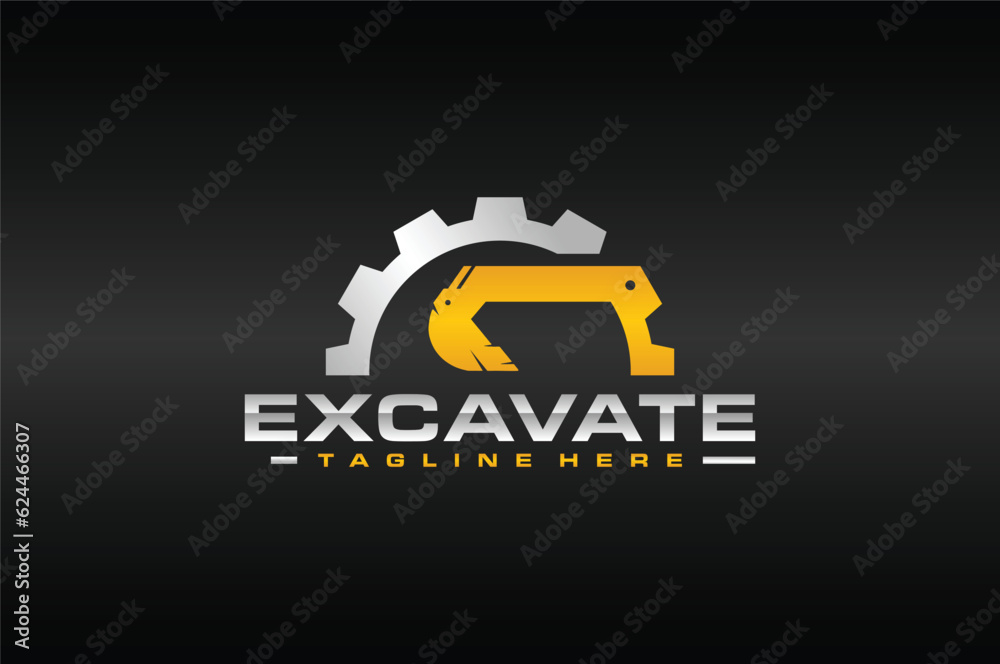 excavator gear logo