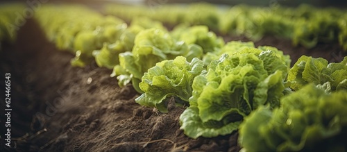 Lettuce plantation