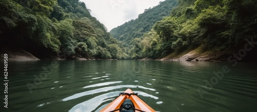Kayaking in the jungle photo