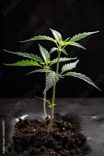 Marijuana seedling weedplant cbd