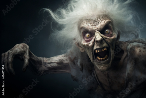 Zombie horror witch halloween photo
