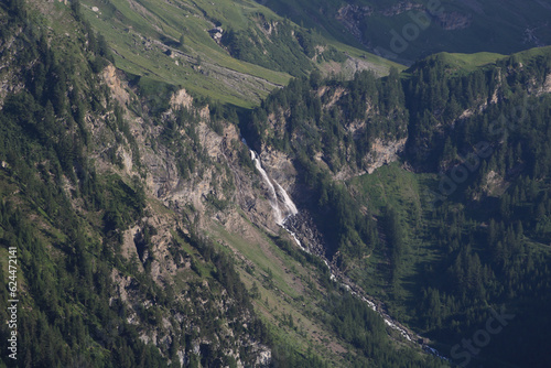 Oldenschuss, waterfall below Oldenalp, Switzerland.