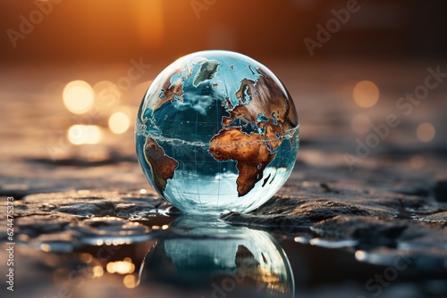 Climate change and global warming. Generative AI