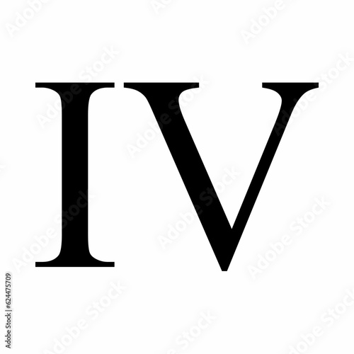 Roman symbol number 4