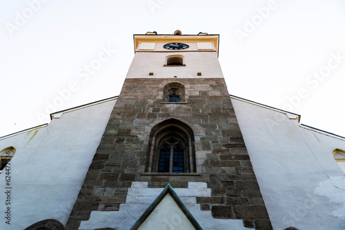 Reghin Lutheran Church or Evangelical Church. Romania. photo