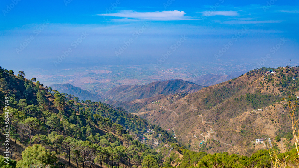 The landscape of Kasauli Himachal Pradesh