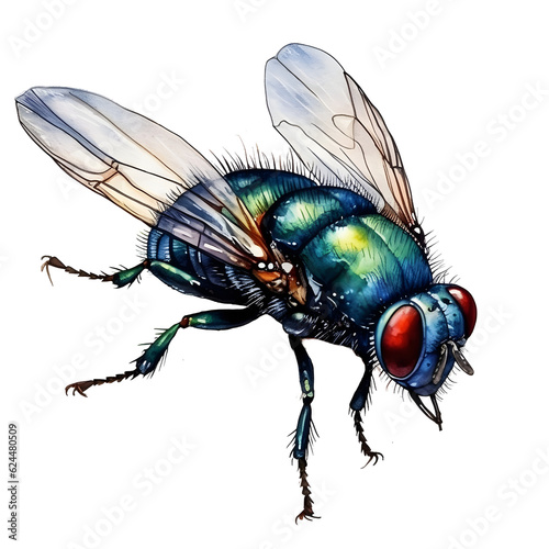 fly on white background © Bulder Creative