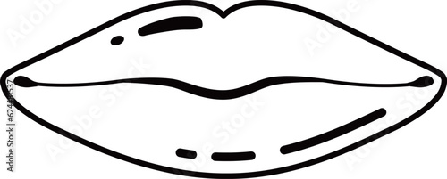 目 白黒 アイコン03