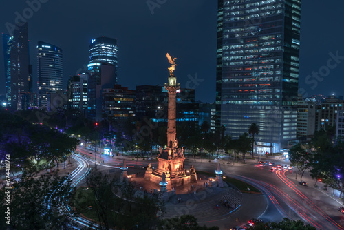 Independence Monument (Angel de la Independencia)  in Paseo de la Reforma photo