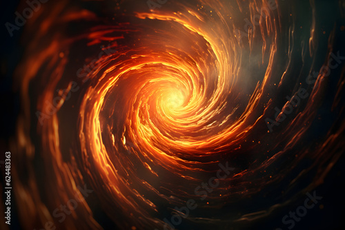 celestial cosmic spiral background