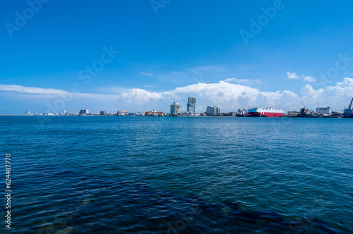 city harbor in Veracruz Mexico