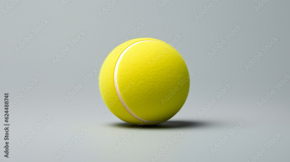 tennis ball isolated on white