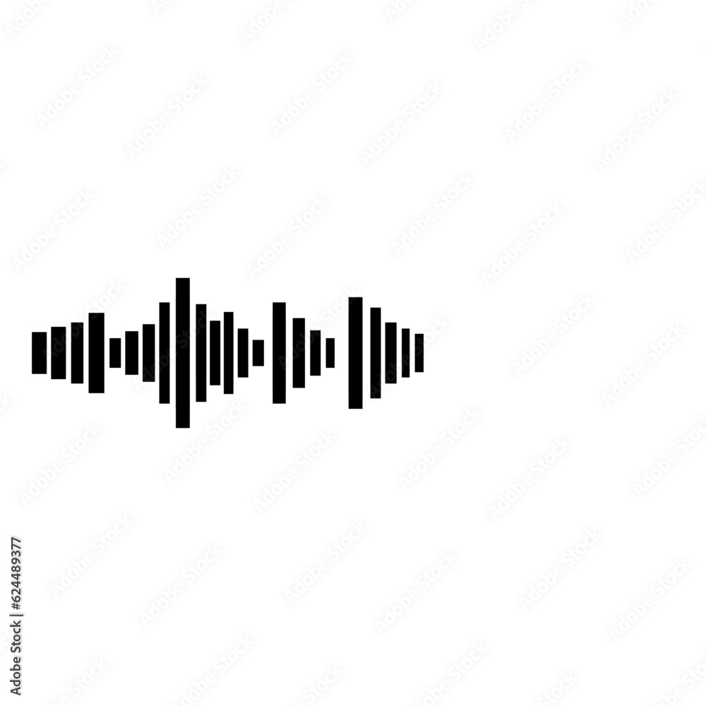 Vector Sound Wave Icon 