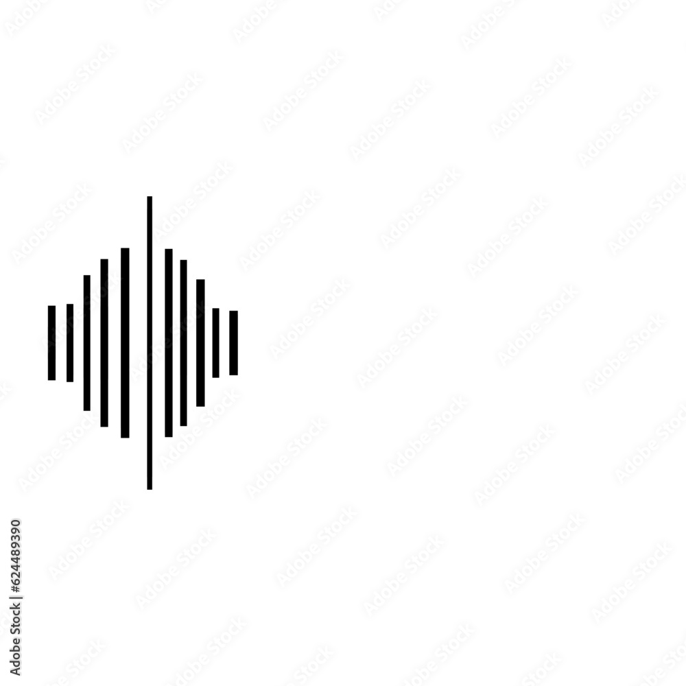Vector Sound Wave Icon Vector Sound Wave Icon