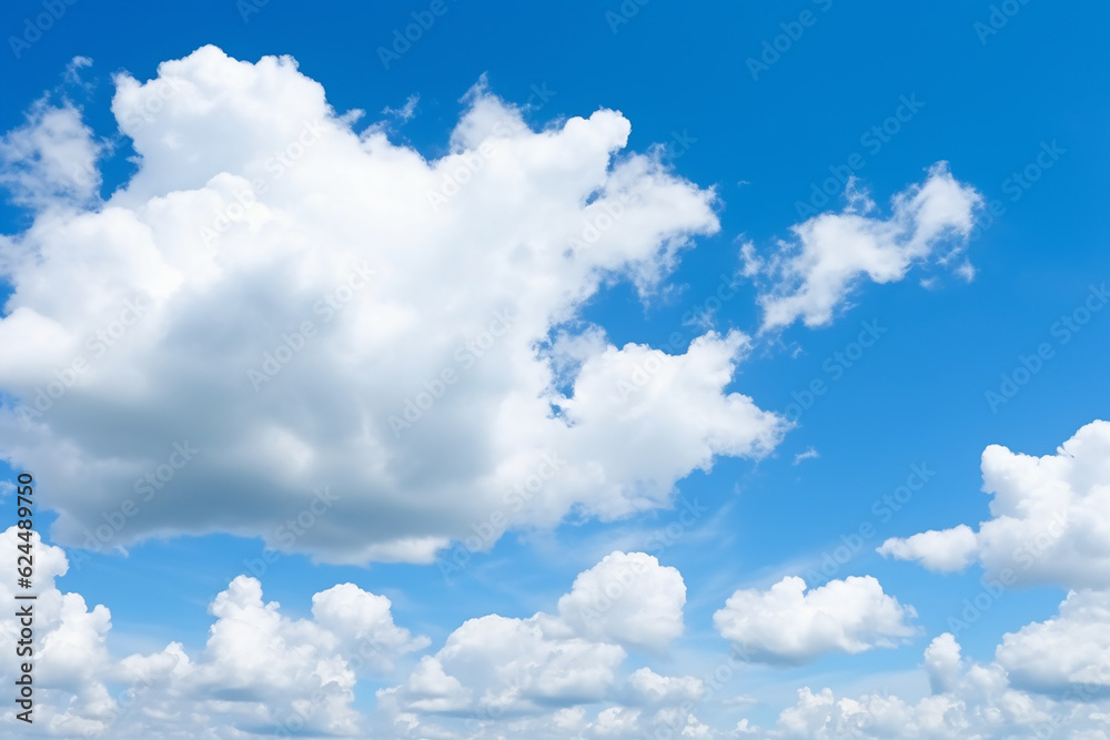 Obraz premium blue sky with clouds